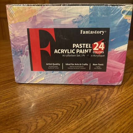 Pastel acrylic paints 24 colors