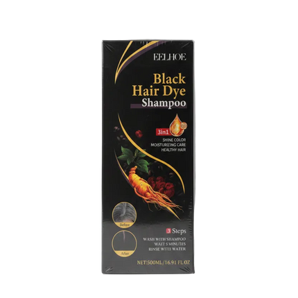 EELHOE black hair dye shampoo