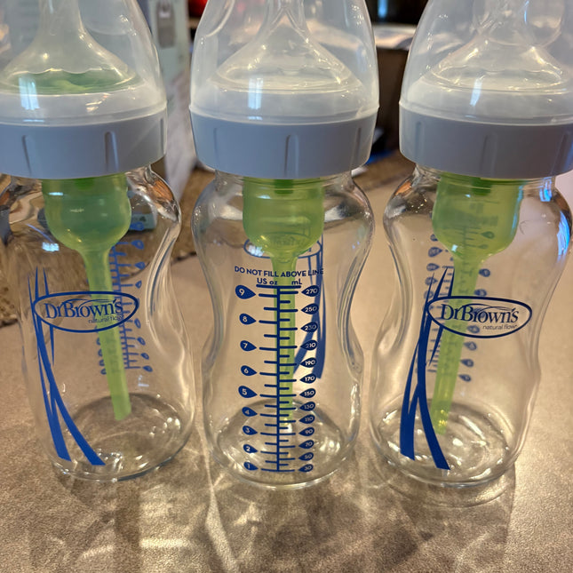 Dr. Brown's glass baby bottles