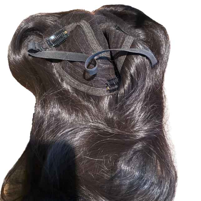 Dark brown wig