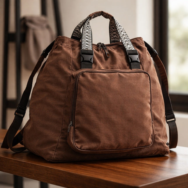 Vinyl tote
