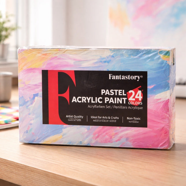 Pastel acrylic paints 24 colors