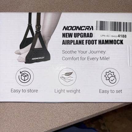 Airplane foot hammock - Foostuff! Amazing Deals Every Day!