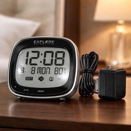 Explore scientific touch key atomic projection clock - Foostuff! Amazing Deals Every Day!