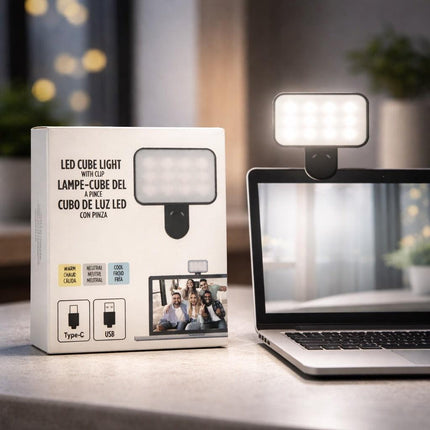 Led cube light with clip - Foostuff! Amazing Deals Every Day!