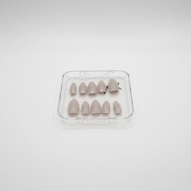 Taupe press on nails - Tula Rose